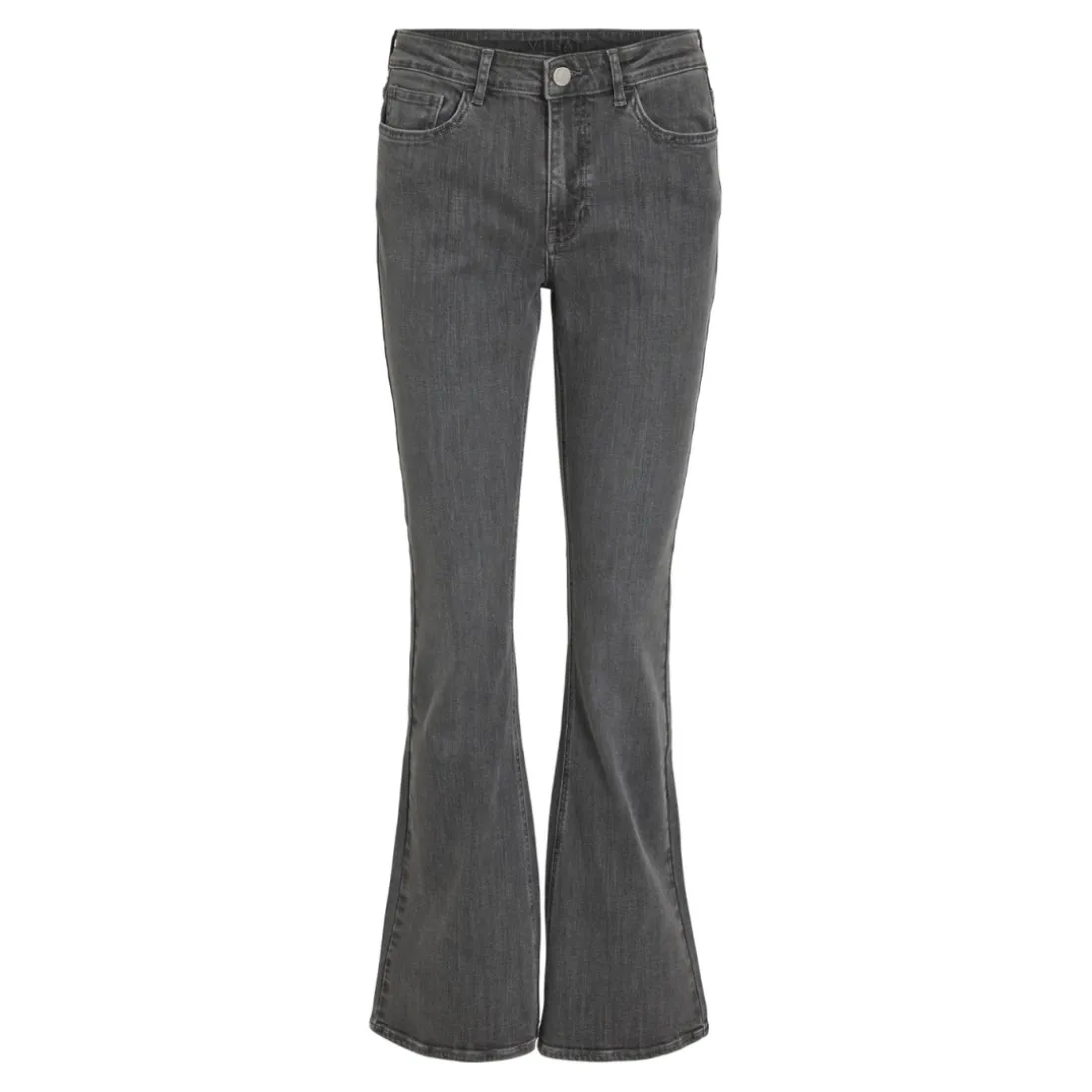 Jean flare Osc01 Betty gris en coton Skye