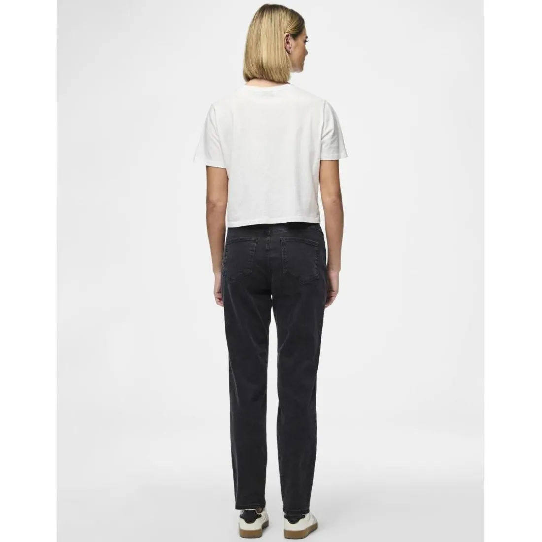 Jean mom Kesia noir en coton Sam