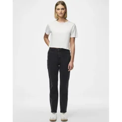 Jean mom Kesia noir en coton Sam