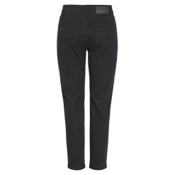 Jean mom Kesia noir en coton Sam