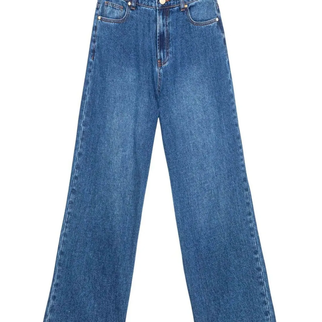 Jean PEGUY dark stone bleu denim en coton