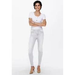 Jean skinny blanc en coton Vivi