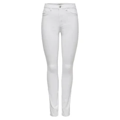 Jean skinny blanc en coton Elle