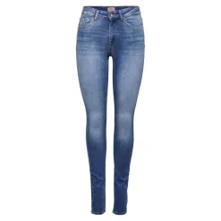 Jean skinny bleu en coton Julia