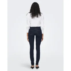 Jean skinny bleu en coton Nina