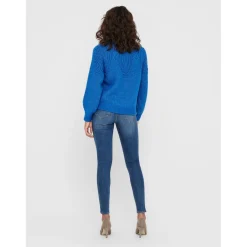 Jean skinny bleu en coton Lise