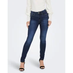 Jean skinny bleu en coton Kaye