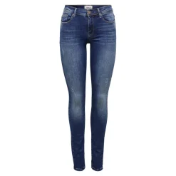 Jean skinny bleu en coton Emma