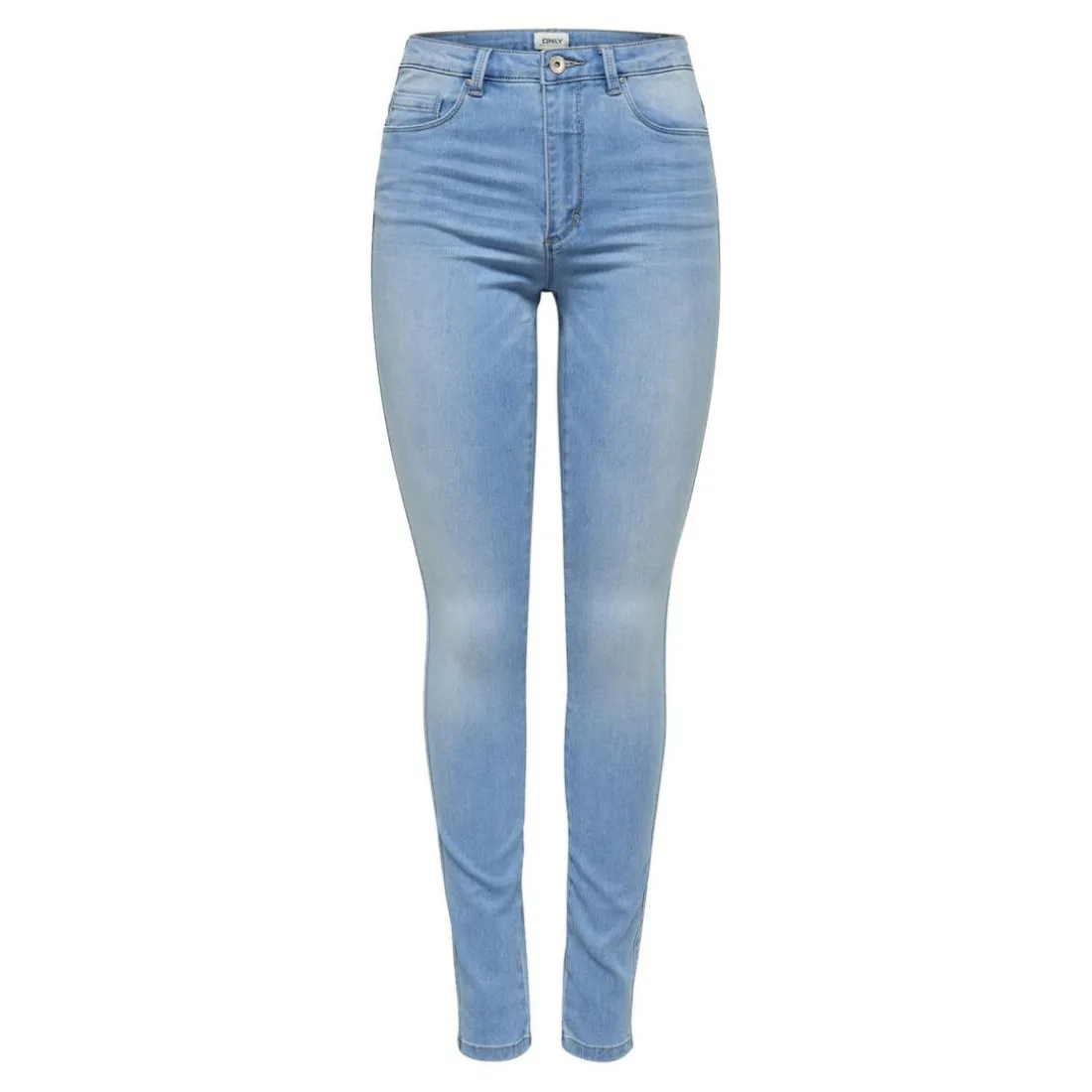 Jean skinny bleu en coton Maëlys
