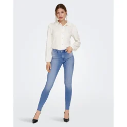 Jean skinny bleu en coton Xia