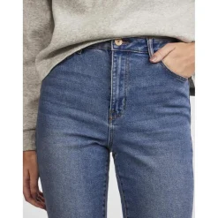 Jean skinny bleu en coton Eve