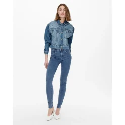 Jean skinny bleu en viscose Tess