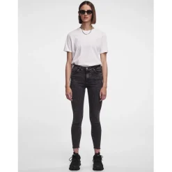 Jean skinny Delly Gris foncé en coton Eva