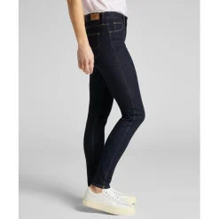Jean Skinny Femme SCARLETT - Denim Très Foncé bleu en coton