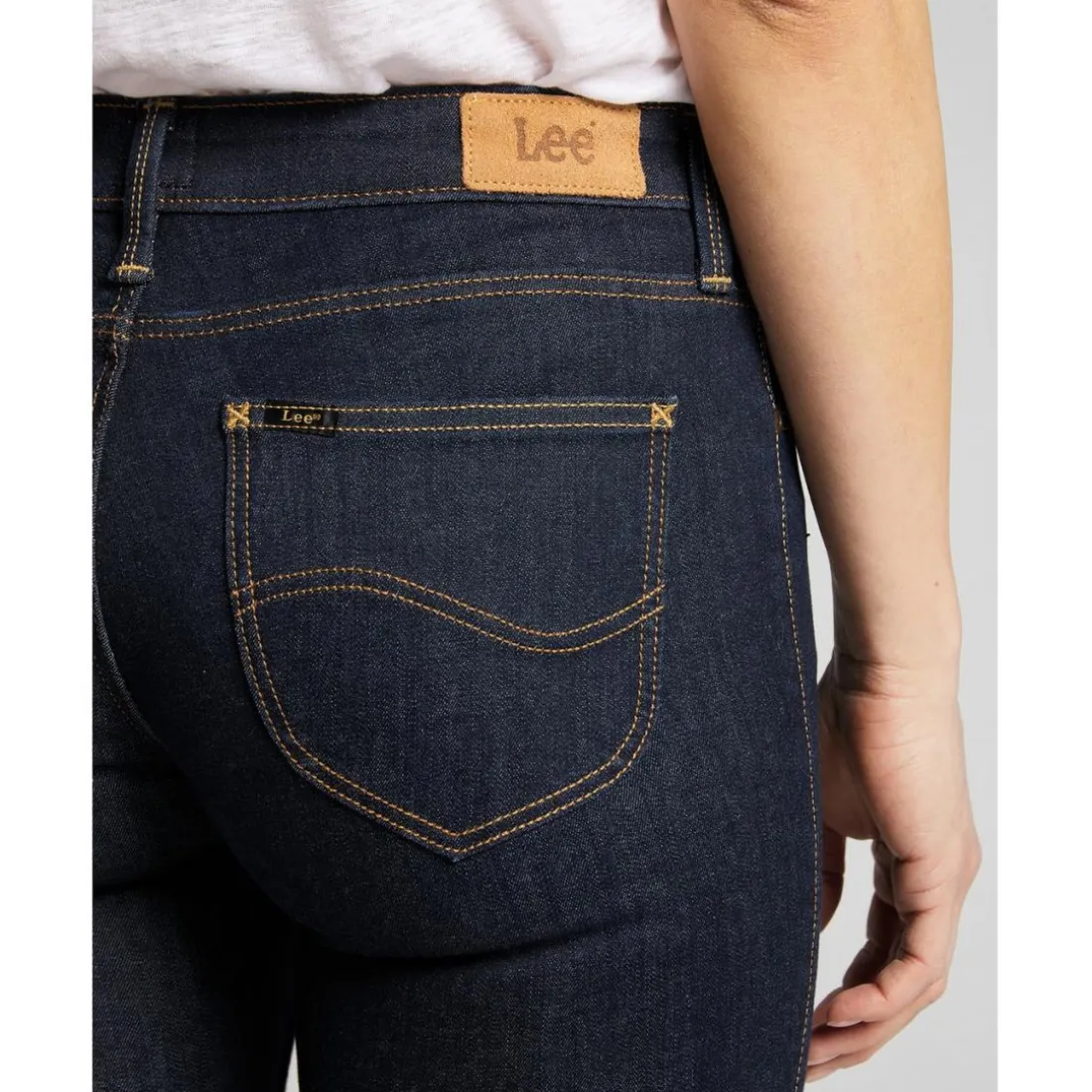 Jean Skinny Femme SCARLETT - Denim Très Foncé bleu en coton