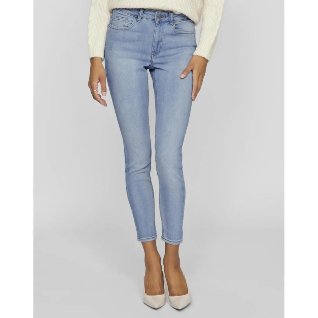 Jean skinny Lbd Bub228 Sarah en coton bleu Meg