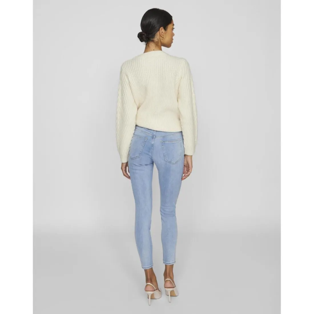 Jean skinny Lbd Bub228 Sarah en coton bleu Meg