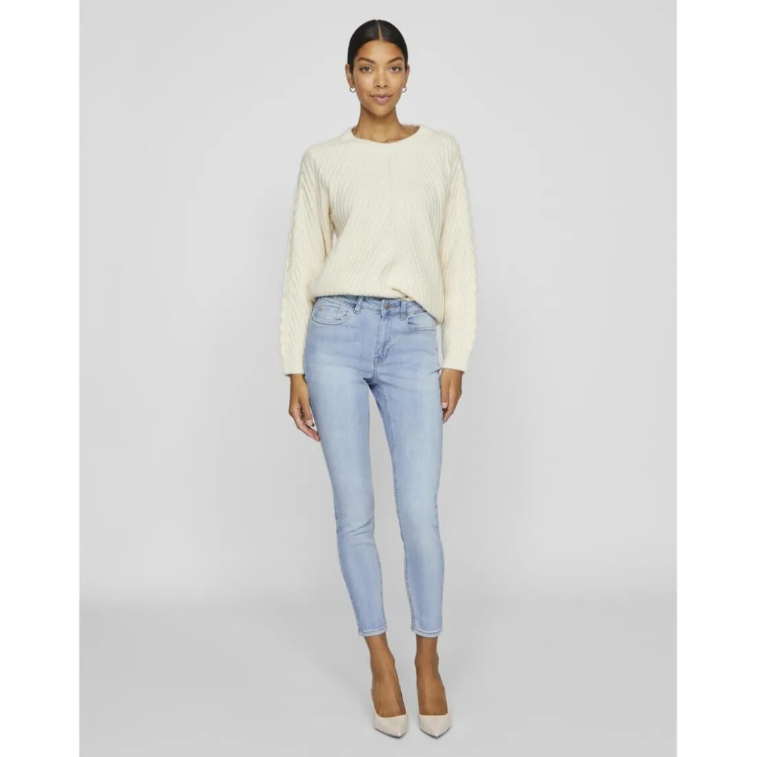 Jean skinny Lbd Bub228 Sarah en coton bleu Meg