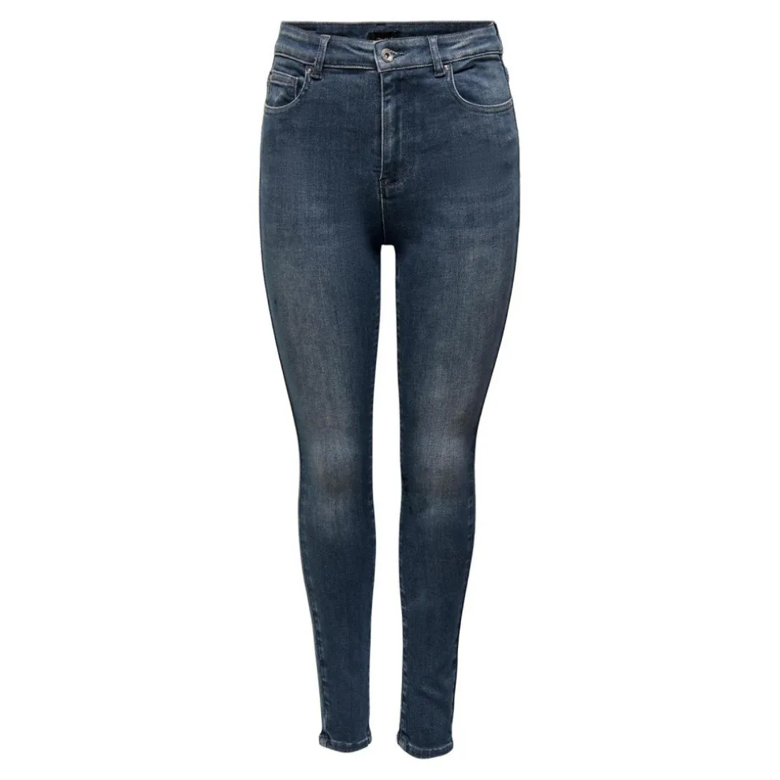 Jean skinny Longueur cheville noir en coton Eva