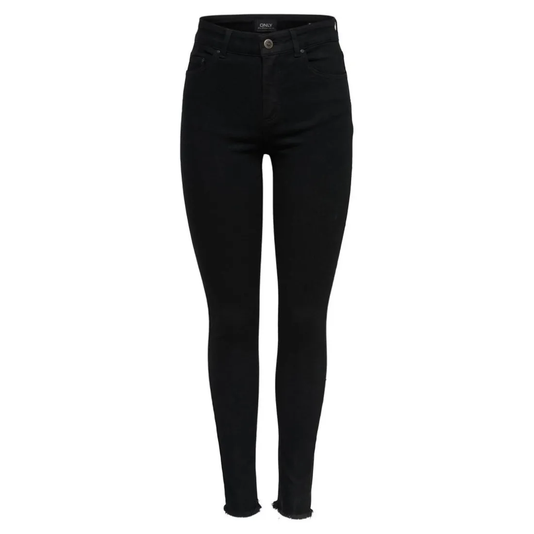 Jean skinny Longueur cheville noir en coton Julia