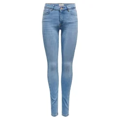 Jean skinny Longueur cheville bleu en coton Alia