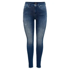 Jean skinny Longueur cheville bleu en coton Fawn