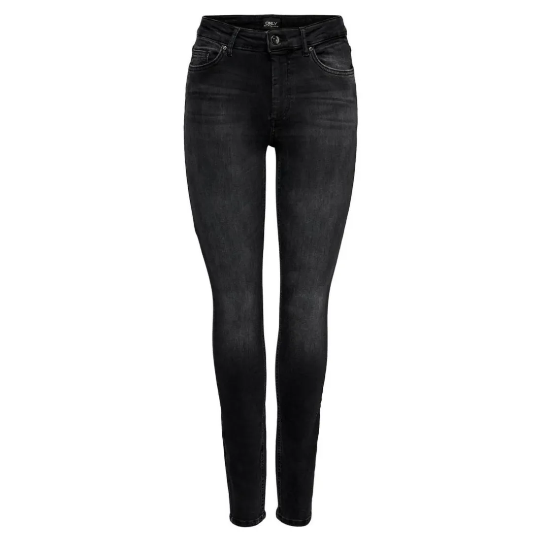 Jean skinny noir en coton Lina
