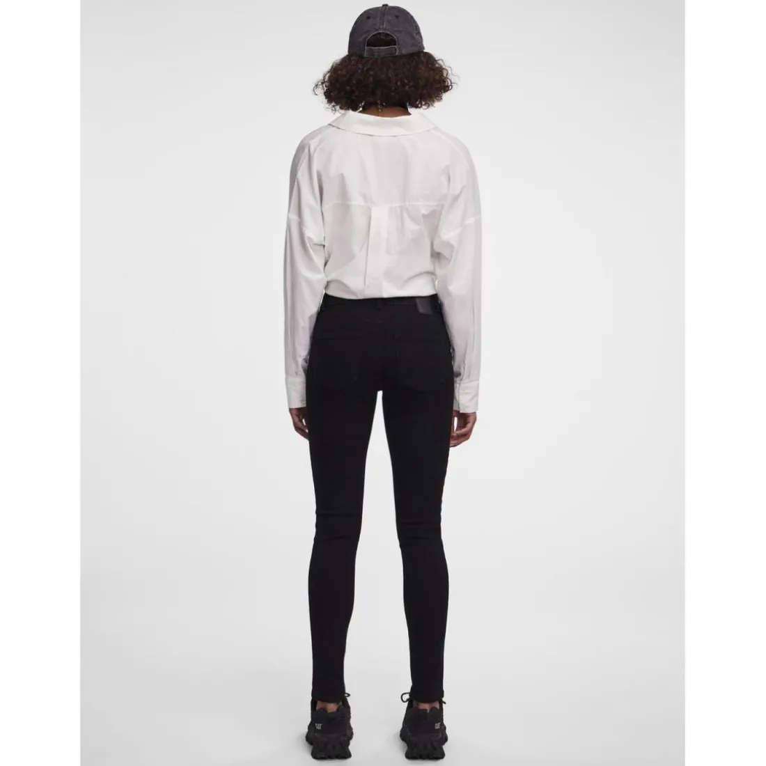 Jean skinny noir en coton Ruby