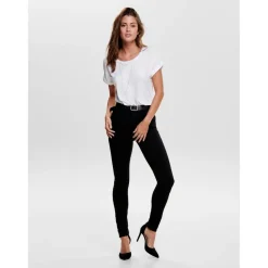 Jean skinny noir en viscose