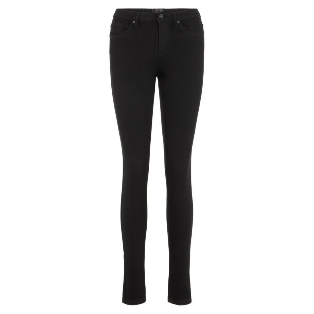 Jean skinny Skinny Fit Taille moyenne Longueur regular noir