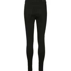 Jean skinny Skinny Fit Taille haute Longueur regular noir en coton modal Esme