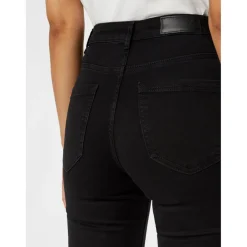 Jean skinny Slim Fit Taille haute Longueur regular noir Cleo