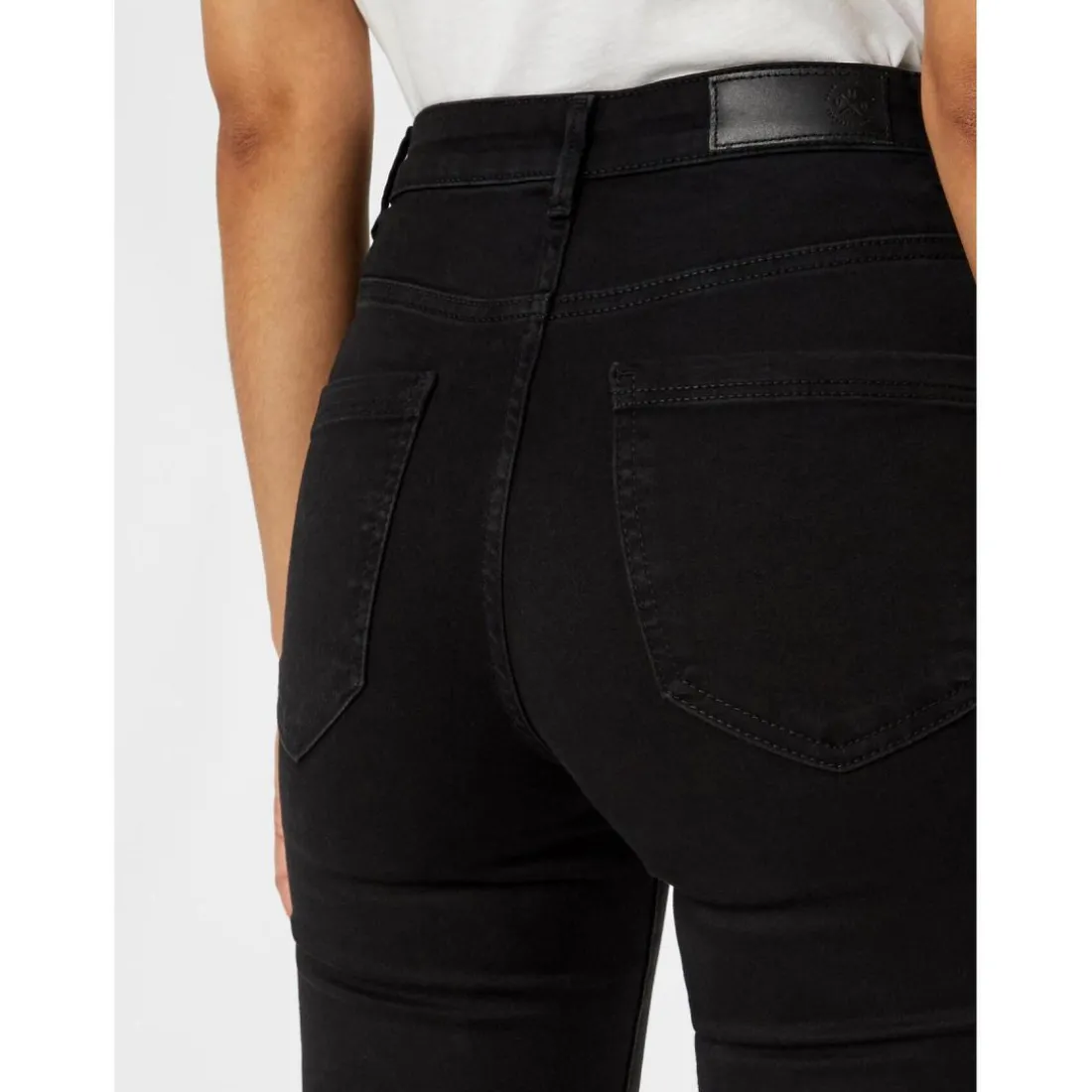 Jean skinny Slim Fit Taille haute Longueur regular noir Cleo