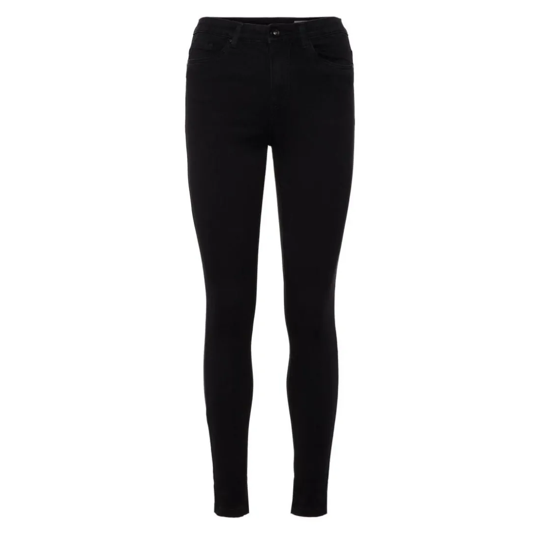 Jean skinny Slim Fit Taille haute Longueur regular noir Cleo