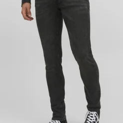 Jean slim en Coton Noir Mf 772 Bo