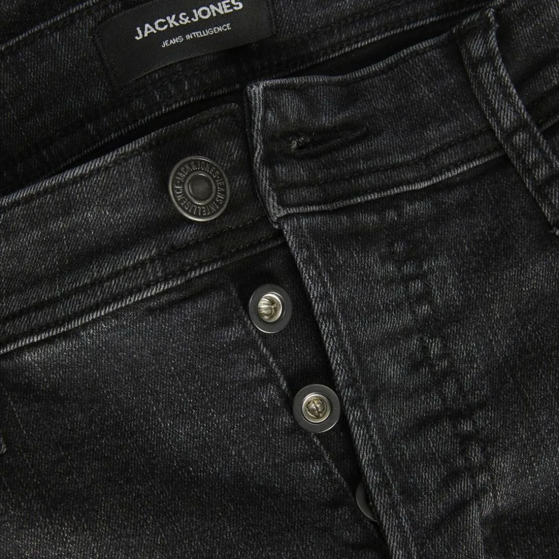 Jean slim en Coton Noir Mf 772 Bo