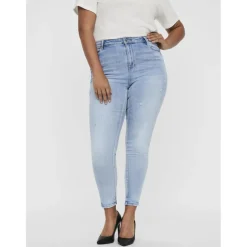 Jean slim fit bleu clair en coton Kai