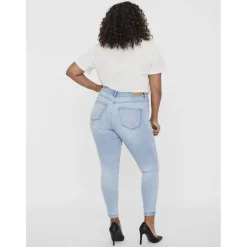 Jean slim fit bleu clair en coton Kai