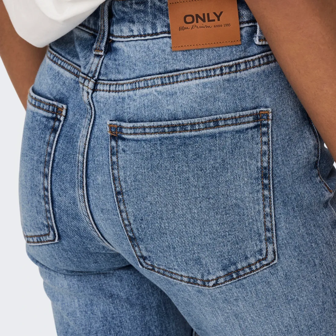 Jean Slim ONLEMILY - Bleu en coton Vox