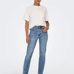 Jean Slim ONLPOWER - Bleu en coton Cara