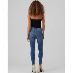Jean slim Slim Fit Taille moyenne Longueur regular bleu Lara