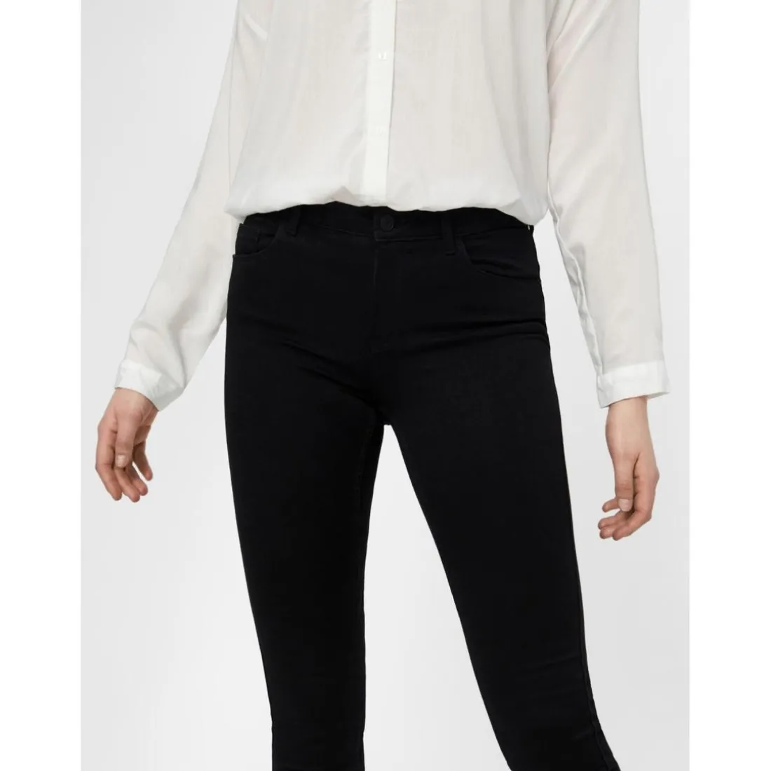 Jean slim Slim Fit Taille moyenne Longueur regular noir Adele