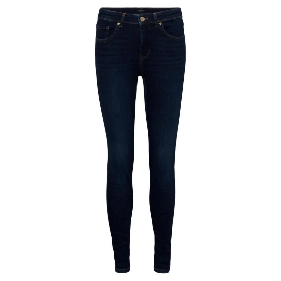 Jean slim Slim Fit Taille moyenne Longueur regular bleu en coton Tess