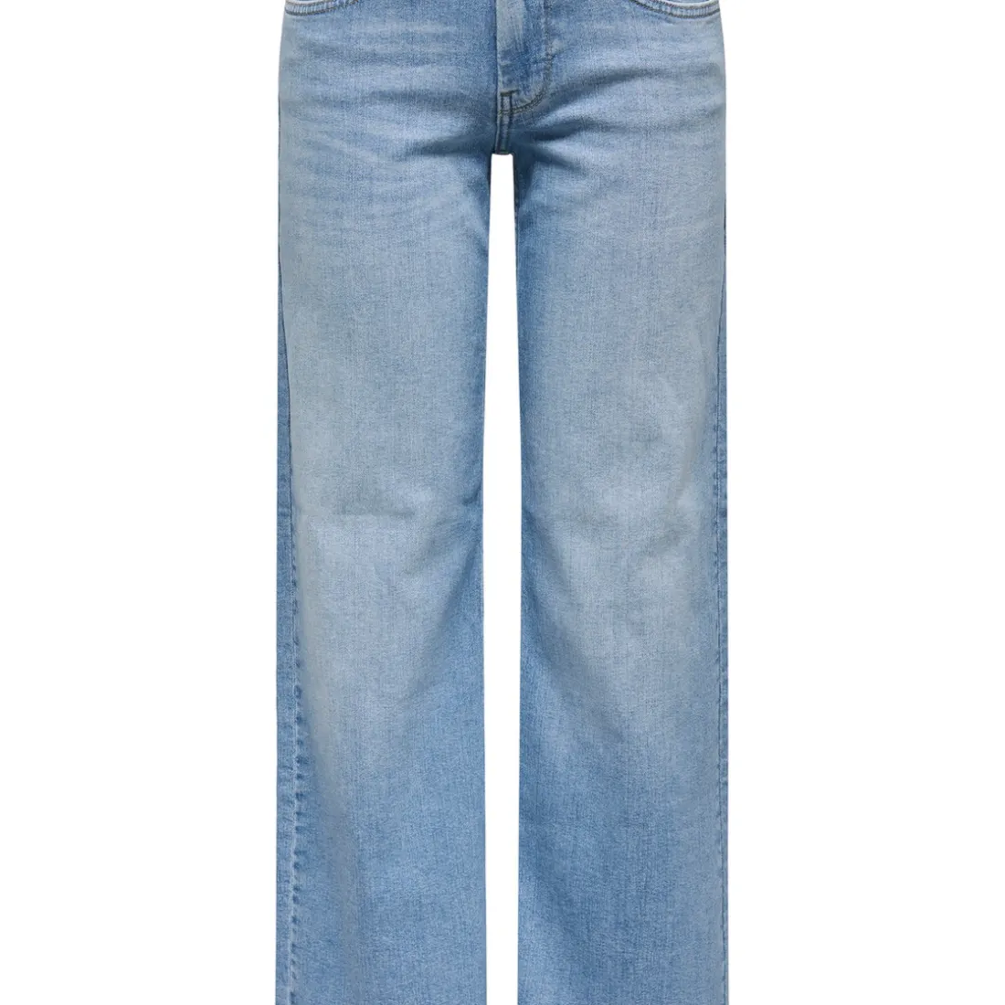 Jean taille basse ONLJUDY - Bleu en coton Emma
