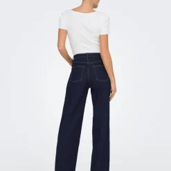 Jean Taille Haute ONLJUICY - Bleu Sue en coton