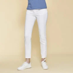 Jean étroit coupe 5 poches femme - Blanc