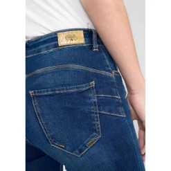 Jeans pulp regular taille haute en coton