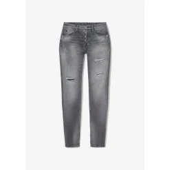 Jeans ajusté stretch 700/11, longueur 34 noir Amin