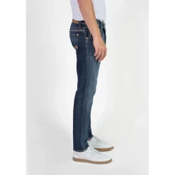 Jeans ajusté stretch 700/11, longueur 34 bleu Sammy en coton