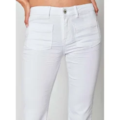 Jeans BEA en coton blanc